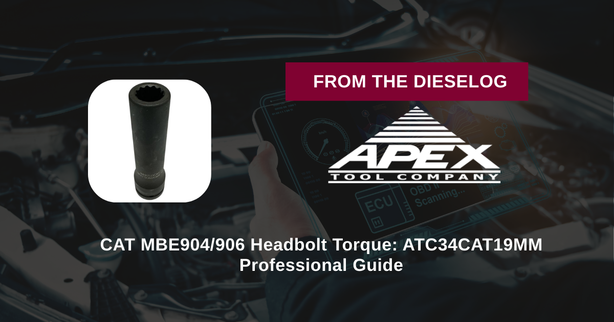 CAT MBE904/906 Headbolt Torque: ATC34CAT19MM Professional Guide